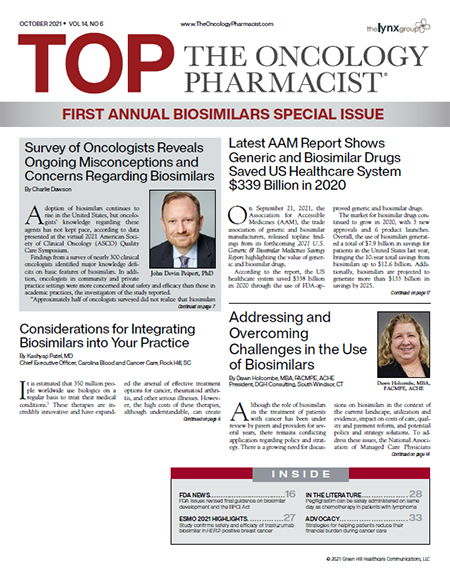TOP - October 2021 Vol 14, No 6 | Biosimilars