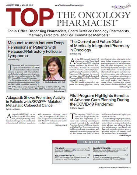 TOP - January 2022 Vol 15, No 1 – Online Only